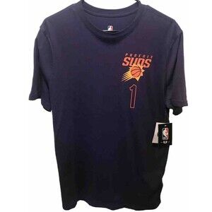 Devin Booker #1 Tee T Shirt Phoenix Suns NBA Mens Size Small Purple MSRP $30